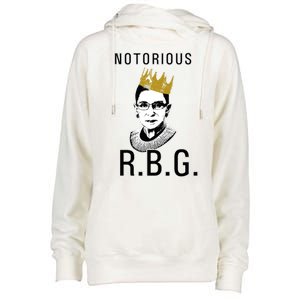 Notorious RBG Ruth Bader Ginsburg Womens Funnel Neck Pullover Hood