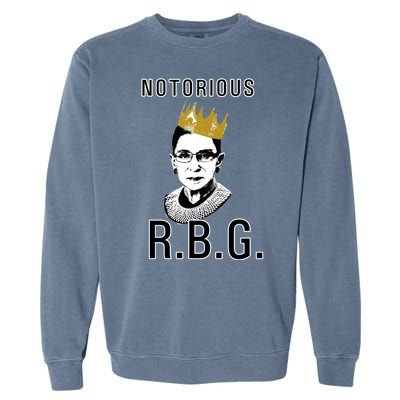 Notorious RBG Ruth Bader Ginsburg Garment-Dyed Sweatshirt