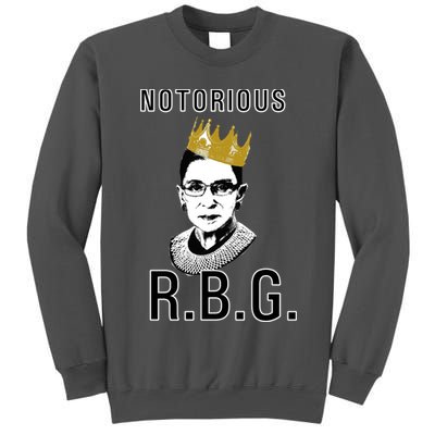 Notorious RBG Ruth Bader Ginsburg Tall Sweatshirt