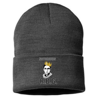 Notorious RBG Ruth Bader Ginsburg Sustainable Knit Beanie