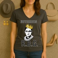 Notorious RBG Ruth Bader Ginsburg Women's V-Neck T-Shirt