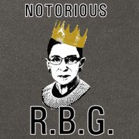 Notorious RBG Ruth Bader Ginsburg Cotton Canvas Backpack