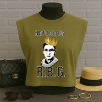 Notorious RBG Ruth Bader Ginsburg Garment-Dyed Women's Muscle Tee