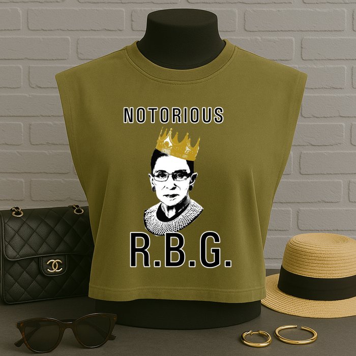 Notorious RBG Ruth Bader Ginsburg Garment-Dyed Women's Muscle Tee
