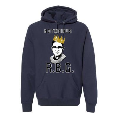 Notorious RBG Ruth Bader Ginsburg Premium Hoodie