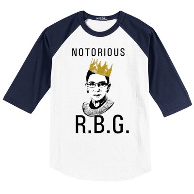 Notorious RBG Ruth Bader Ginsburg Baseball Sleeve Shirt