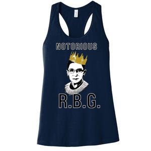 Notorious RBG Ruth Bader Ginsburg Women's Racerback Tank