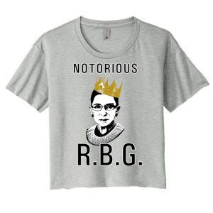 Notorious RBG Ruth Bader Ginsburg Women's Crop Top Tee