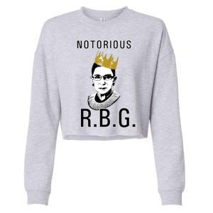 Notorious RBG Ruth Bader Ginsburg Cropped Pullover Crew