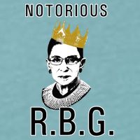 Notorious RBG Ruth Bader Ginsburg Sueded Cloud Jersey T-Shirt