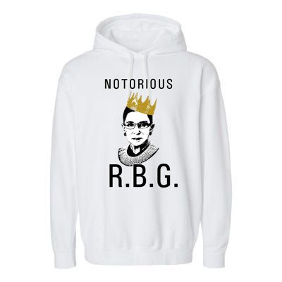 Notorious RBG Ruth Bader Ginsburg Garment-Dyed Fleece Hoodie