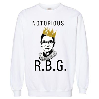 Notorious RBG Ruth Bader Ginsburg Garment-Dyed Sweatshirt