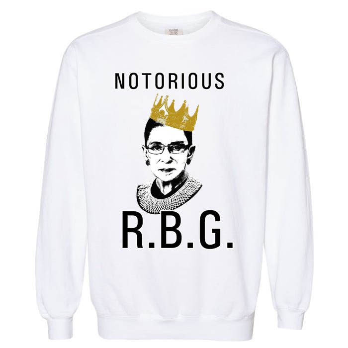 Notorious RBG Ruth Bader Ginsburg Garment-Dyed Sweatshirt