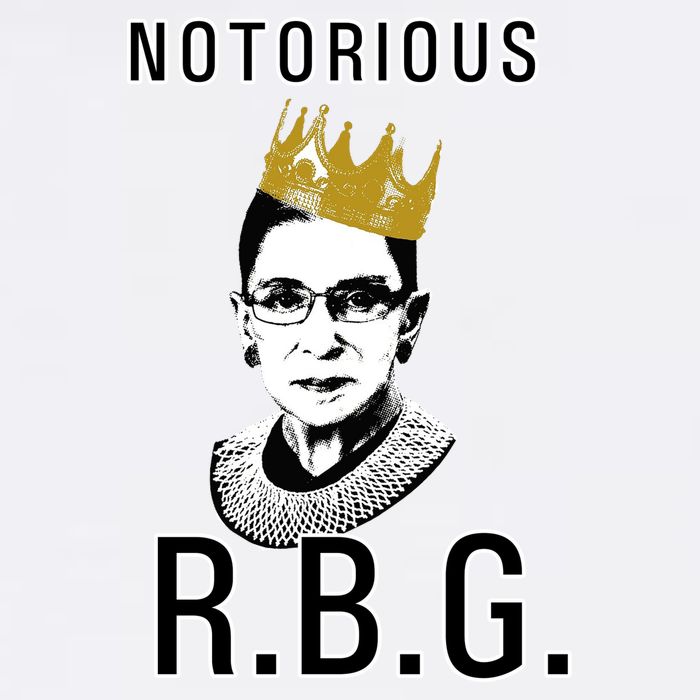 Notorious RBG Ruth Bader Ginsburg Garment-Dyed Sweatshirt