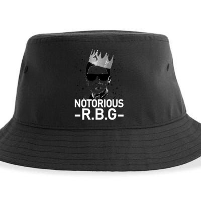 Notorious RBG Ruth Bader Ginsburg Gangster Sustainable Bucket Hat