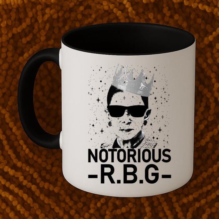 Notorious RBG Ruth Bader Ginsburg Gangster Mug
