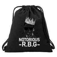 Notorious RBG Ruth Bader Ginsburg Gangster Drawstring Bag