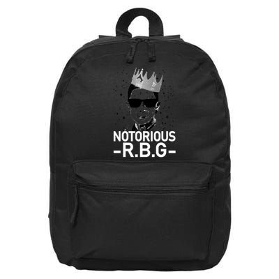 Notorious RBG Ruth Bader Ginsburg Gangster 16 in Basic Backpack