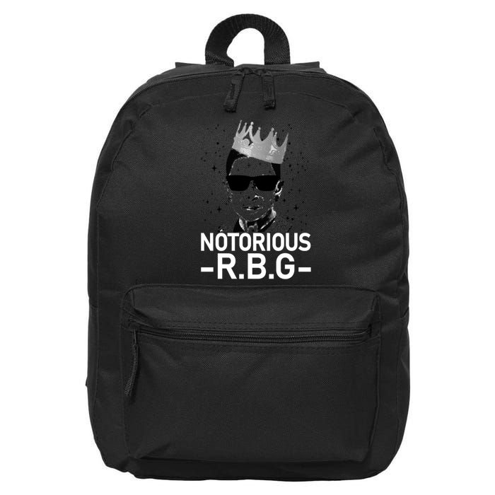 Notorious RBG Ruth Bader Ginsburg Gangster 16 in Basic Backpack