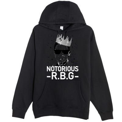 Notorious RBG Ruth Bader Ginsburg Gangster Premium Pullover Hoodie