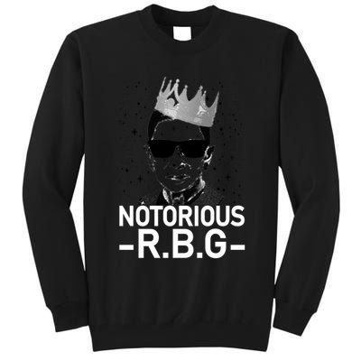 Notorious RBG Ruth Bader Ginsburg Gangster Tall Sweatshirt
