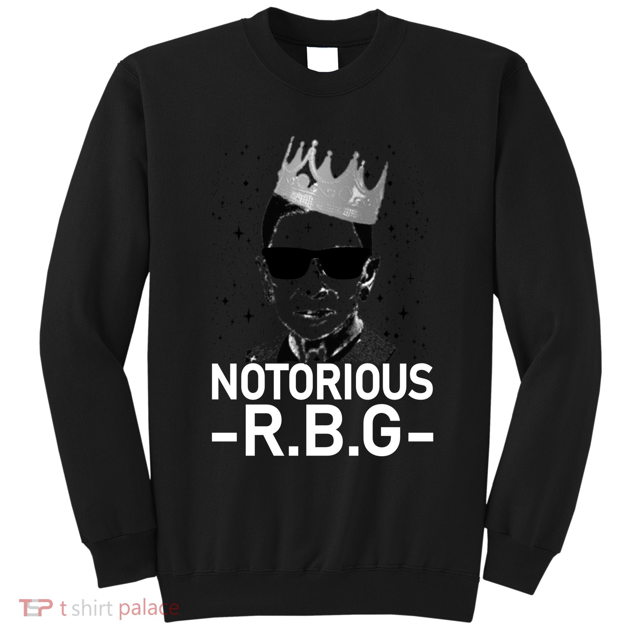 Notorious RBG Ruth Bader Ginsburg Gangster Tall Sweatshirt