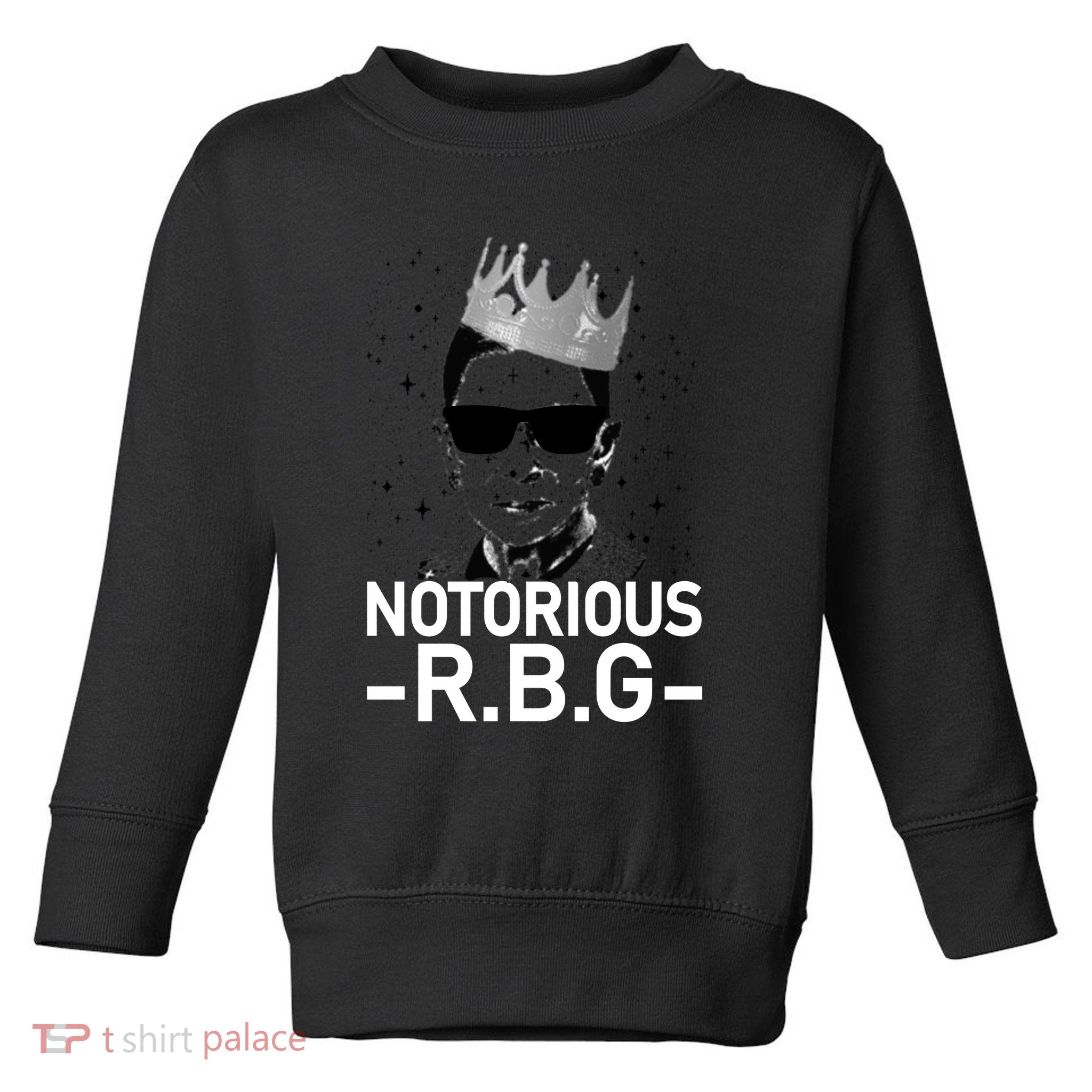 Notorious RBG Ruth Bader Ginsburg Gangster Toddler Sweatshirt
