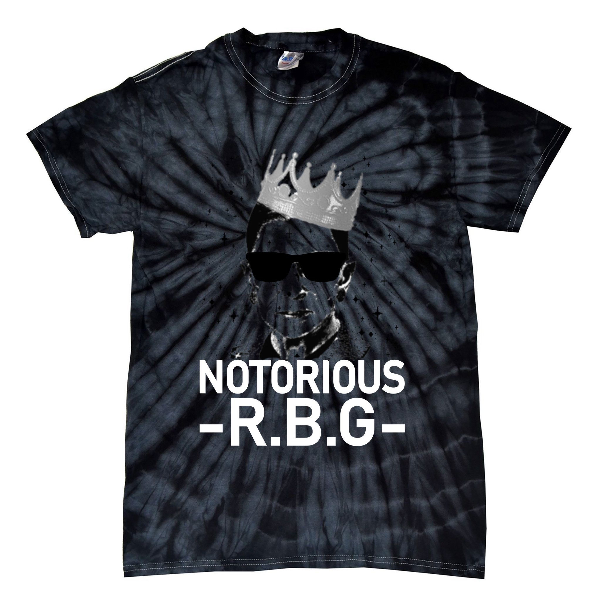 Notorious RBG Ruth Bader Ginsburg Gangster Tie-Dye T-Shirt