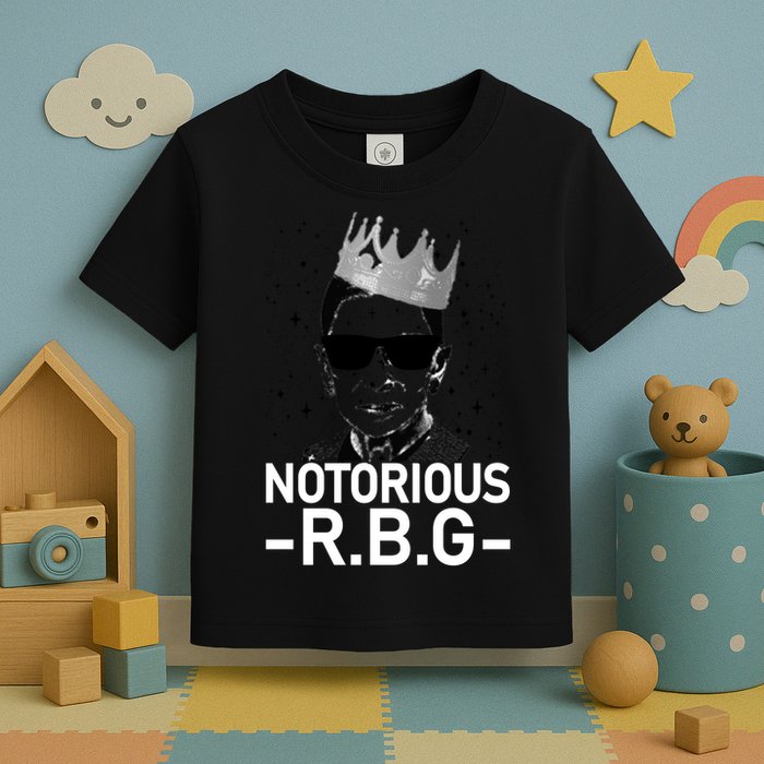 Notorious RBG Ruth Bader Ginsburg Gangster Toddler T-Shirt