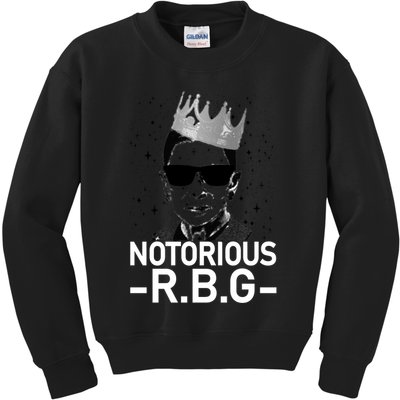 Notorious RBG Ruth Bader Ginsburg Gangster Kids Sweatshirt
