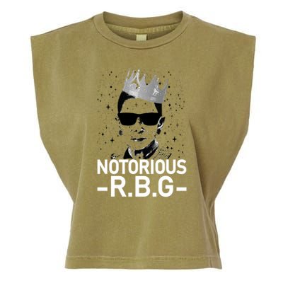 Notorious RBG Ruth Bader Ginsburg Gangster Garment-Dyed Women's Muscle Tee