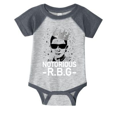 Notorious RBG Ruth Bader Ginsburg Gangster Infant Baby Jersey Bodysuit