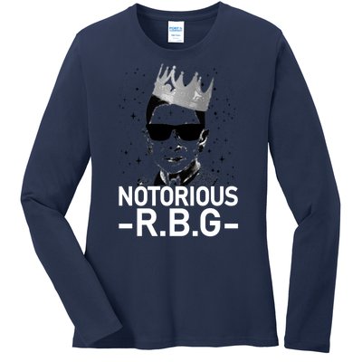 Notorious RBG Ruth Bader Ginsburg Gangster Ladies Long Sleeve Shirt