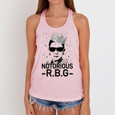 Notorious RBG Ruth Bader Ginsburg Gangster Women's Knotted Racerback Tank