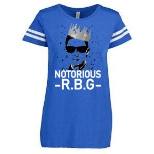 Notorious RBG Ruth Bader Ginsburg Gangster Enza Ladies Jersey Football T-Shirt