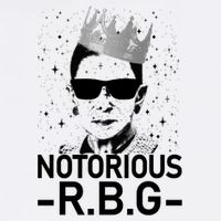 Notorious RBG Ruth Bader Ginsburg Gangster Garment-Dyed Sweatshirt