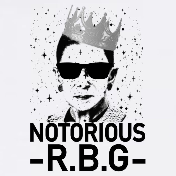 Notorious RBG Ruth Bader Ginsburg Gangster Garment-Dyed Sweatshirt