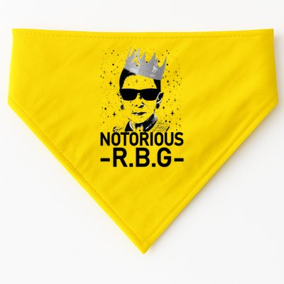 Notorious RBG Ruth Bader Ginsburg Gangster USA-Made Doggie Bandana