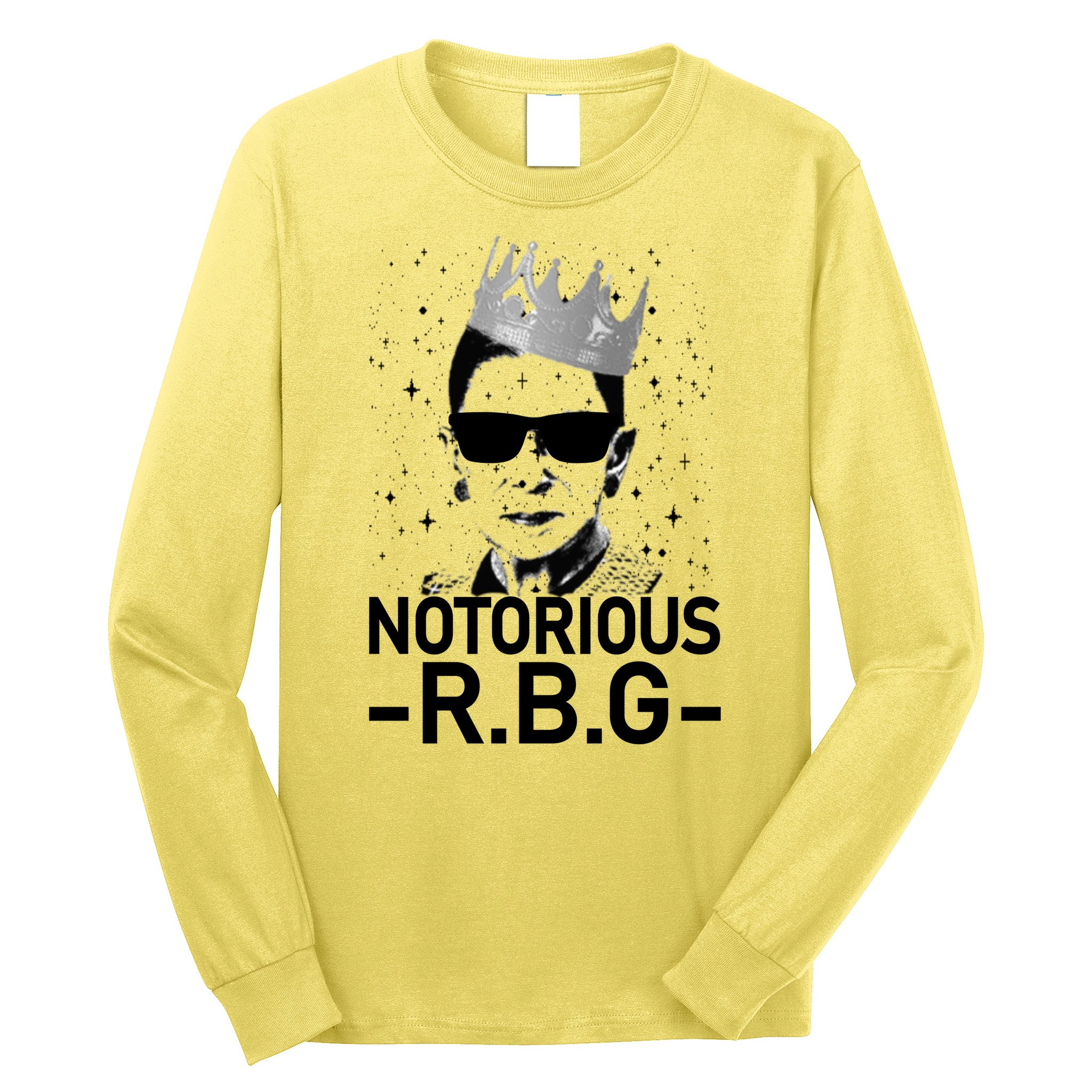 Notorious RBG Ruth Bader Ginsburg Gangster Long Sleeve Shirt