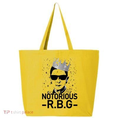 Notorious RBG Ruth Bader Ginsburg Gangster 25L Jumbo Tote