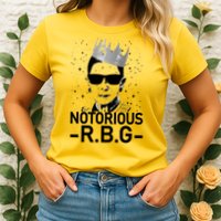 Notorious RBG Ruth Bader Ginsburg Gangster Womens T-Shirt