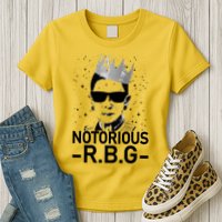 Notorious RBG Ruth Bader Ginsburg Gangster Womens T-Shirt