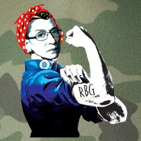 Notorious RBG Ruth Bader Ginsburg Strong Legacy Tie Dye Trucker Hat