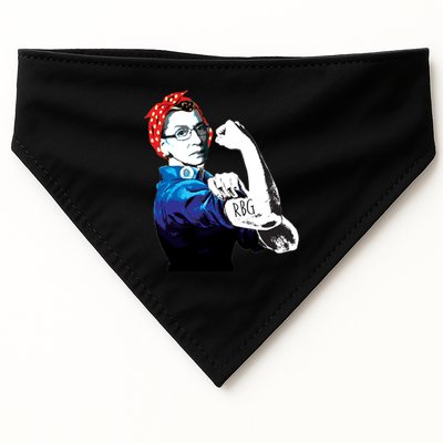 Notorious RBG Ruth Bader Ginsburg Strong USA-Made Doggie Bandana