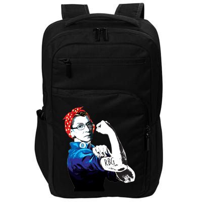 Notorious RBG Ruth Bader Ginsburg Strong Impact Tech Backpack