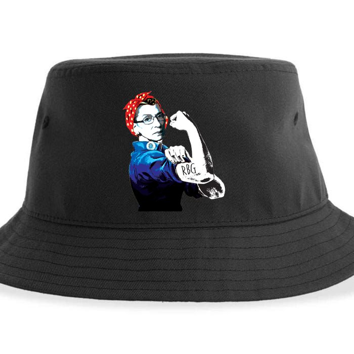 Notorious RBG Ruth Bader Ginsburg Strong Sustainable Bucket Hat