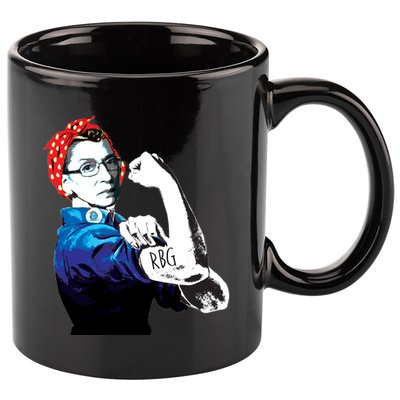 Notorious RBG Ruth Bader Ginsburg Strong 11oz C Handle Ceramic Mug