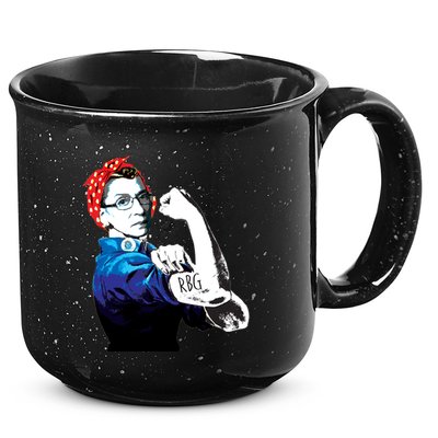 Notorious RBG Ruth Bader Ginsburg Strong 15oz Campfire Ceramic Mug