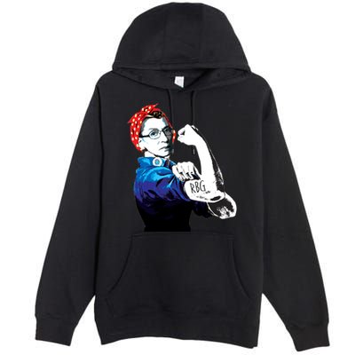 Notorious RBG Ruth Bader Ginsburg Strong Premium Pullover Hoodie