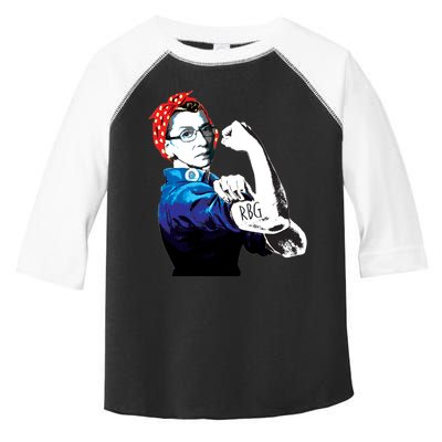 Notorious RBG Ruth Bader Ginsburg Strong Toddler Fine Jersey T-Shirt